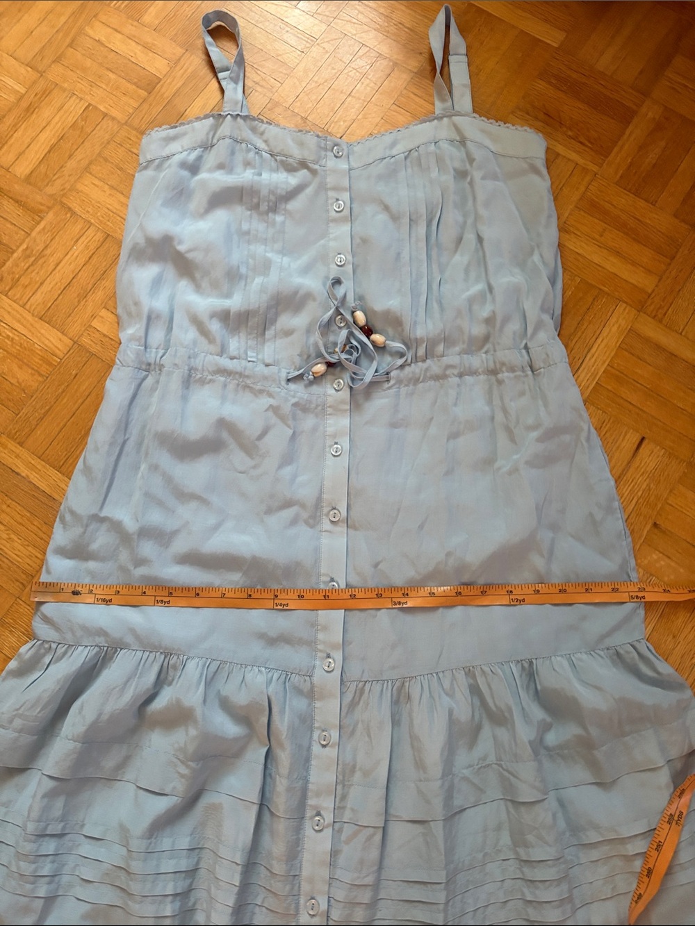 Yong Fabulous and Broke Light Blue Button-Front Maxi Sundress - Picture 5 of 11